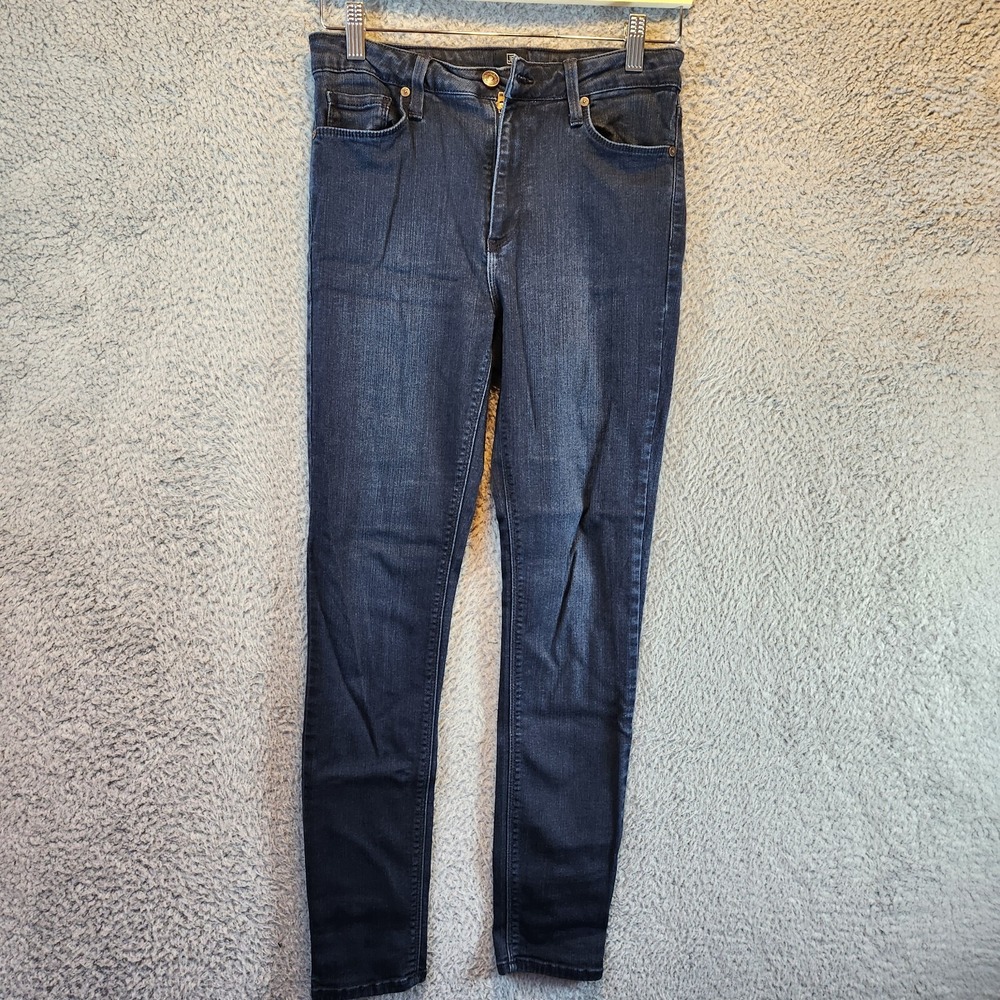 Just Black Jeans Women's‎ 29 (Fits 27x27) Denim Mid Rise Skinny Leg Made in USA